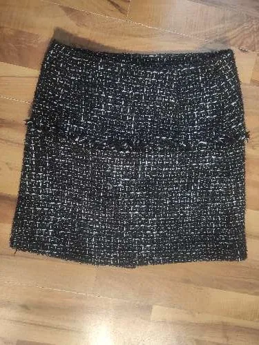 DAY Birger et Mikkelsen Tweed Rock Damen Gr. 38 Schwarz Elegant