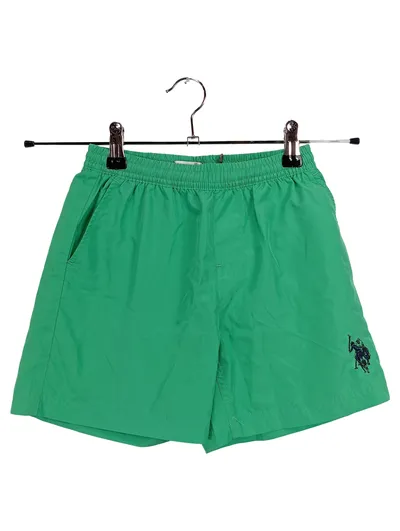 U.S. Polo Assn. Badeshorts Kinder Gr. 128 Grün Schwimmhose Jungen