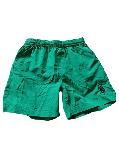 U.S. Polo Assn. Badeshorts Kinder Gr. 128 Grün Schwimmhose Jungen