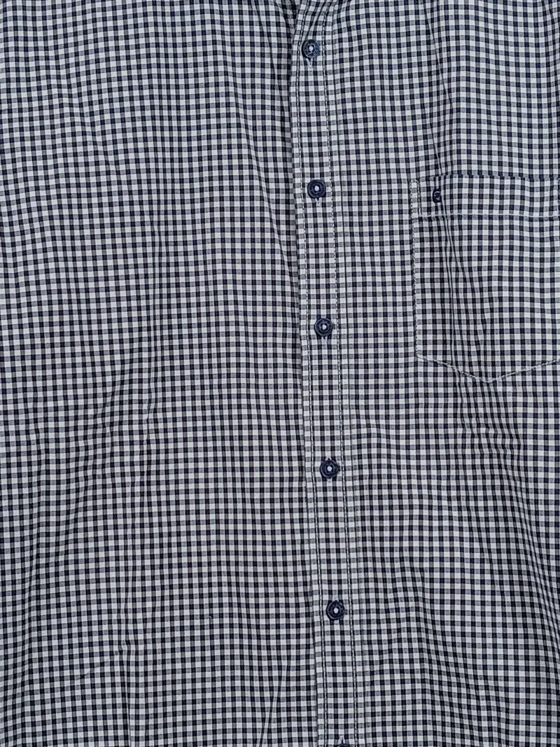 CASAMODA Herren Freizeithemd Comfort Fit kariert blau weiß Gr. XL 4