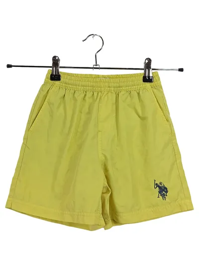 U.S. Polo Assn. Kinder Badeshorts Gr. 128 Gelb Jungen Schwimmhose