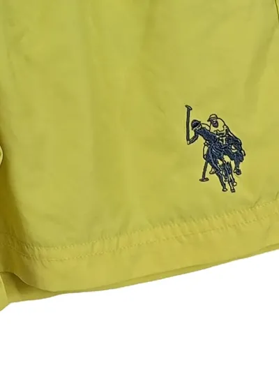 U.S. Polo Assn. Kinder Badeshorts Gr. 128 Gelb Jungen Schwimmhose