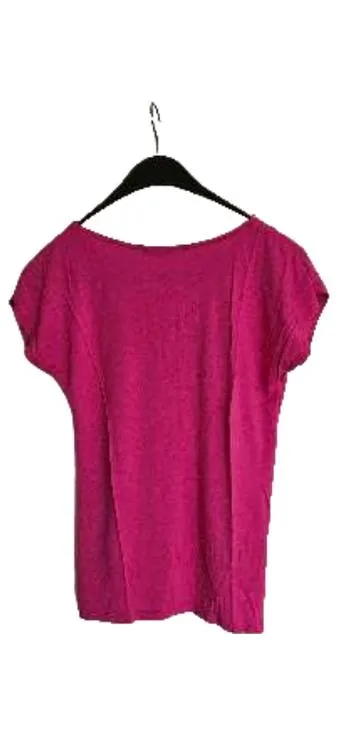 BiBA Damen T-Shirt Gr. XS Pink Pailletten Feel Glam Glamourös