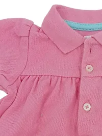 Ralph Lauren Baby Body Mädchen Gr. 6M/68 Rosa Polo Strampler 2
