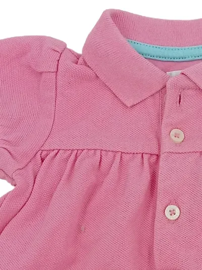 Ralph Lauren Baby Body Mädchen Gr. 6M/68 Rosa Polo Strampler