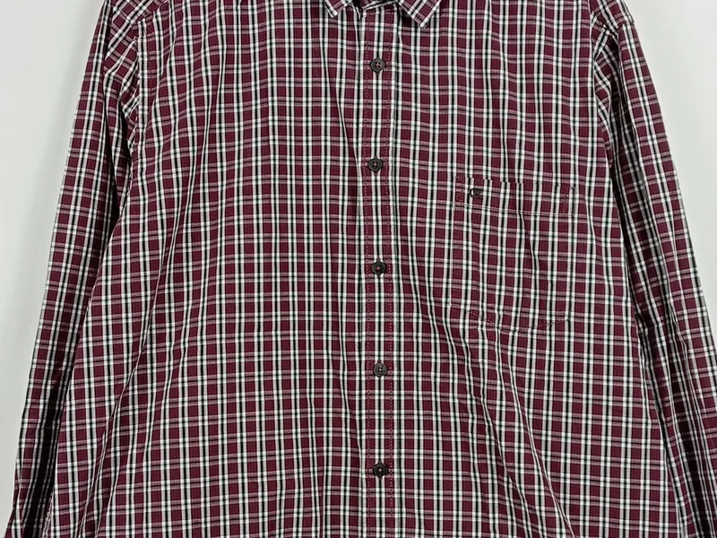 CASAMODA Herren Freizeithemd Kariert Langarm Casual Fit Gr. XL Rot 3