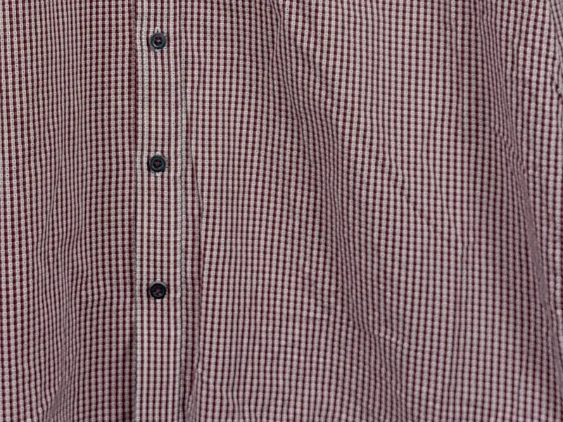 CASAMODA Herren Freizeithemd Langarm Kariert Rot Weiß Comfort Fit XL 4
