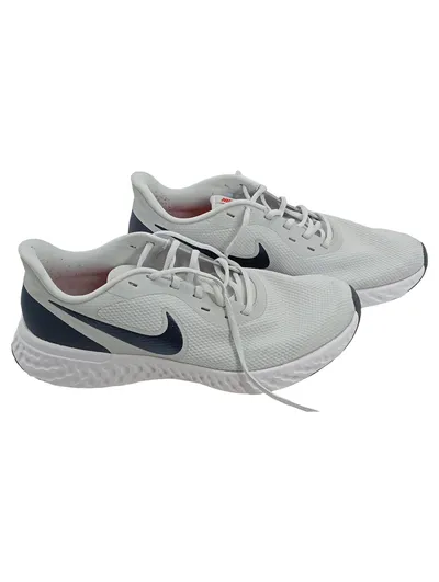 Nike Revolution 5 Herren Laufschuhe Sportschuhe Weiß Navy Gr. 46