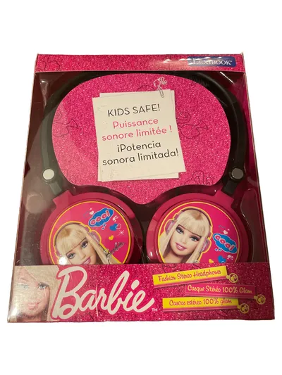 Lexibook Barbie HP010BB Kinder Kopfhörer Pink Fashion Stereo Kids Safe