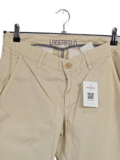 KARL LAGERFELD Chino Stoffhose Herren W31 L34 Beige Baumwolle