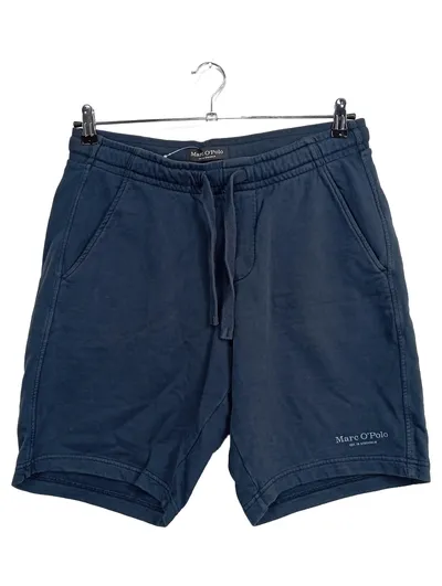 Marc O'Polo Herren Shorts Gr. 42 Blau Baumwolle Casual Sweatshorts