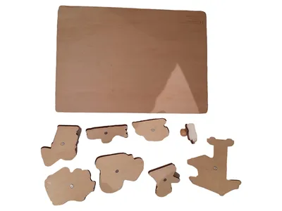HABA Steckpuzzle Baustelle Holzpuzzle Fahrzeuge Motorik Spielzeug