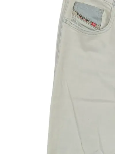 Diesel Damen Jeans Slim Fit Stretch Beige W26/L32 Hose