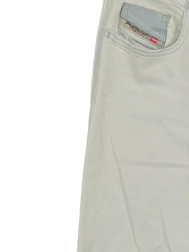 Diesel Damen Jeans Slim Fit Stretch Beige W26/L32 Hose 2
