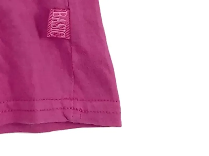 Okay Mädchen T-Shirt Gr. 86 Pink Basic Kurzarm Baumwolle 3