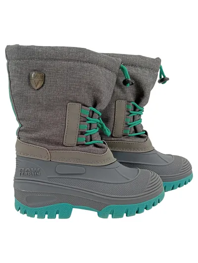 CMP Schneestiefel Kinder Gr. 30 Grau Türkis Raw Terrain Winterstiefel