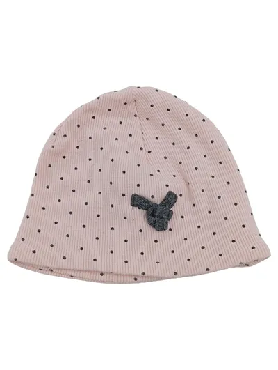 Feetje Baby Mütze Mädchen Rosa Punkte Schleife Beanie Baumwolle