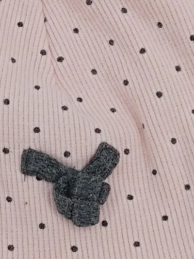 Feetje Baby Mütze Mädchen Rosa Punkte Schleife Beanie Baumwolle