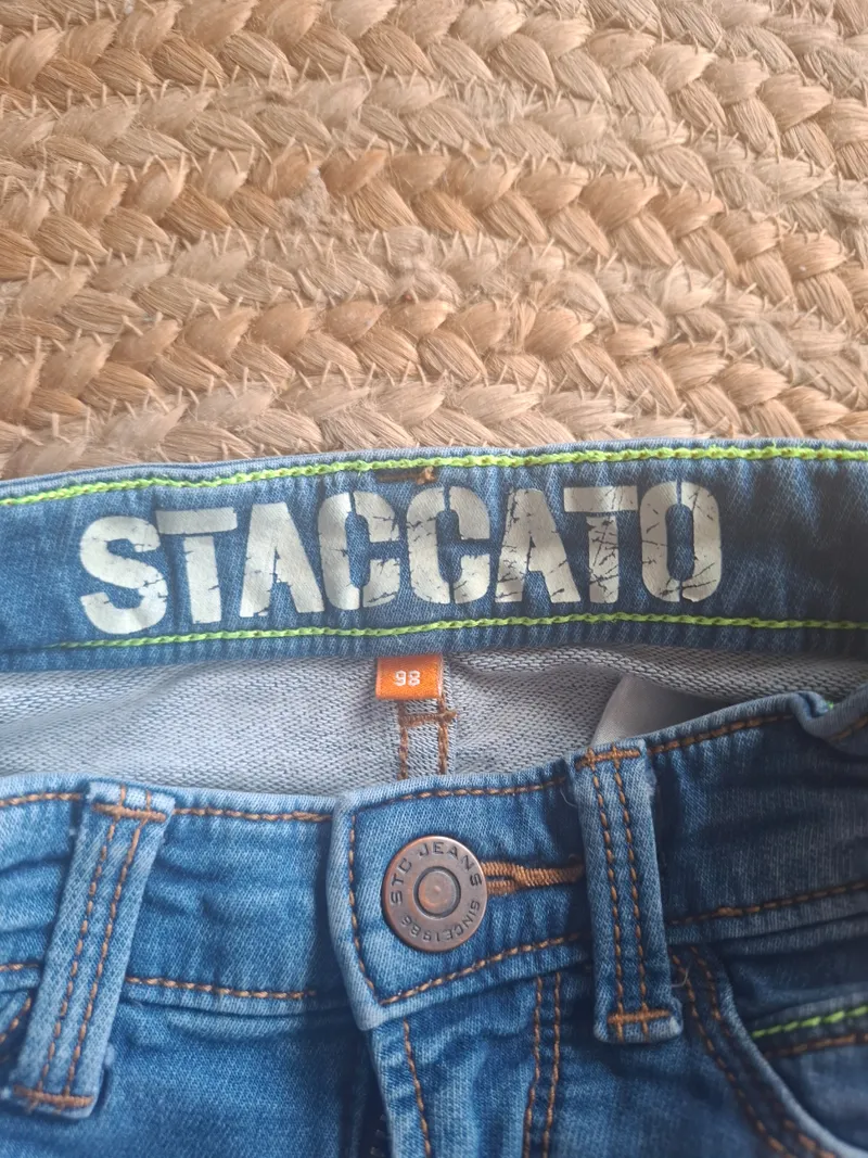 STACCATO Jeans Shorts Kinder Gr. 98 Blau Denim Bermuda Sommer 3