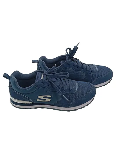 Skechers Sneaker low Damen Blau Gr. 39.5 Sportlich Turnschuhe