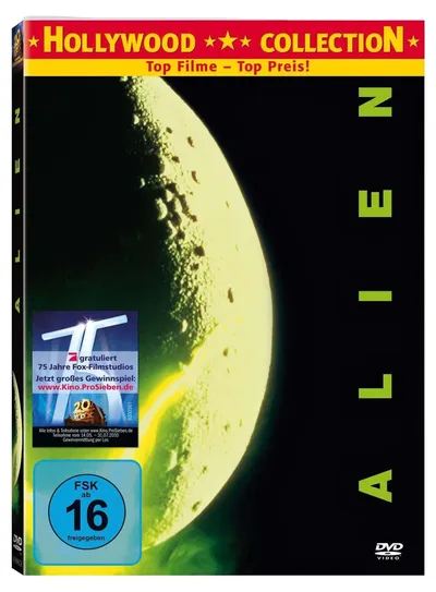 Alien DVD Science-Fiction Horror Weltraum Abenteuer FSK 16