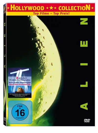 Alien DVD Science-Fiction Horror Weltraum Abenteuer FSK 16