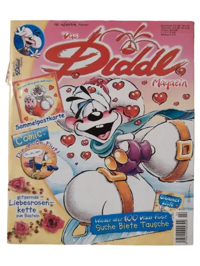 Das Diddl Magazin Nr. 2/2002 Februar mit Sammelpostkarte Comic