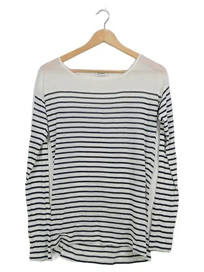 Steffen Schraut Damen Pullover Breton Streifen Maritim Gr. 38 Weiß Blau