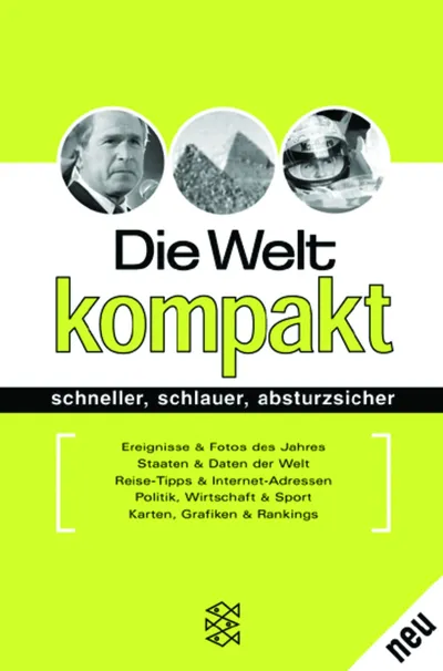 Fischer Kinderbuch Die Welt kompakt 2001 Geographie Geschichte Wissen