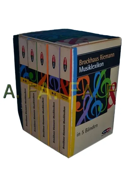 Brockhaus Riemann Musiklexikon 5 Bände Nachschlagewerk Deutsch