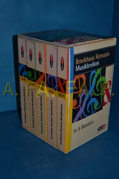 Brockhaus Riemann Musiklexikon 5 Bände Nachschlagewerk Deutsch