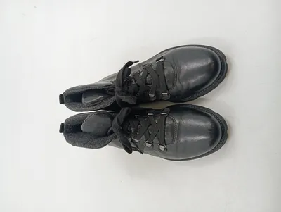 Gabor Damen Schnürstiefel Boots Schwarz Gr. 39.5 Outdoor Leder