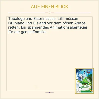 Tabaluga - Der Film DVD Animationsfilm Kinderfilm Abenteuer