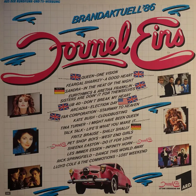 EMI Formel Eins Brandaktuell '86 Vinyl LP Pop Rock Hits 80er Queen 2