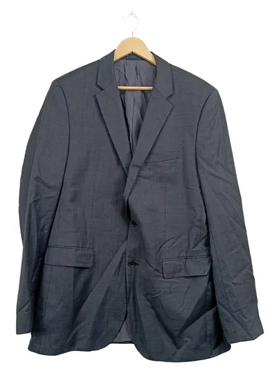 HUGO BOSS Sakko Blazer Herren Grau Gr. 106 Business Anzugjacke