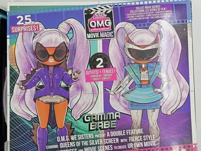 L.O.L. Surprise! OMG Movie Magic Gamma Babe Ankleidepuppe Puppe Mehrfarbig