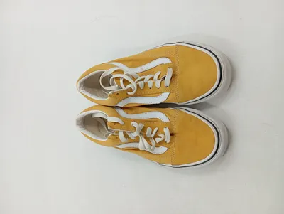 Vans Old Skool Sneaker Low Damen Gelb Gr. 38 Freizeitschuhe Skate