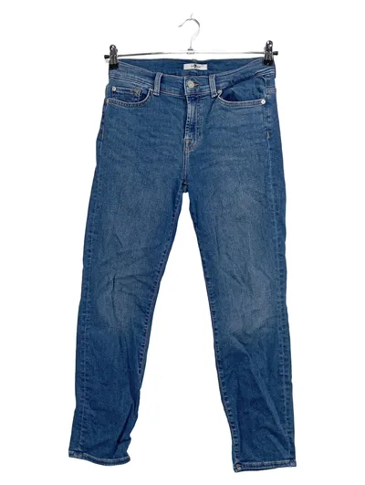 7 For All Mankind Damen Jeans Regular Fit Blau Gr. 38 W29