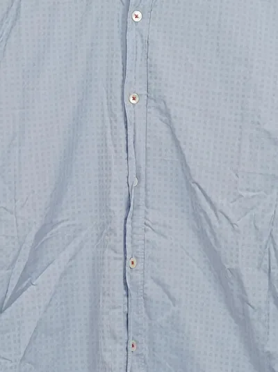 Ted Baker London Herren Business Hemd Langarm Blau Gr. L Baumwolle