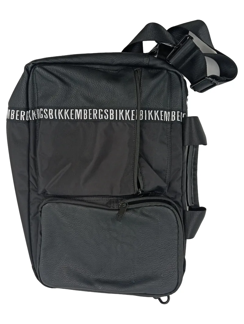 Bikkembergs Rucksack Herren Schwarz Logo Band Sportlich 1