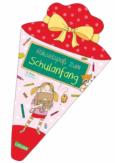Carlsen Schultüte Rätselbuch Malbuch Mädchen Erstklässler Geschenk Schulanfang