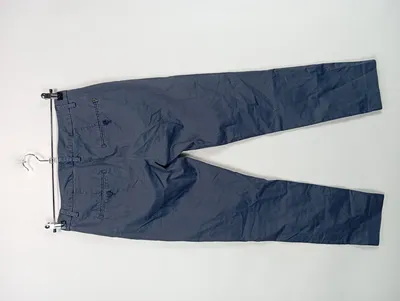 Dondup Damen Stoffhose Chino Dunkelblau Gr. 40 W31 L Casual Baumwolle