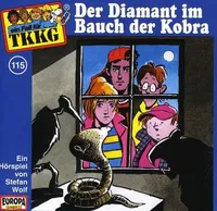 TKKG Folge 115 Der Diamant im Bauch der Kobra Hörspiel CD Europa Stefan Wolf 1