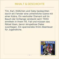 TKKG Folge 115 Der Diamant im Bauch der Kobra Hörspiel CD Europa Stefan Wolf 3