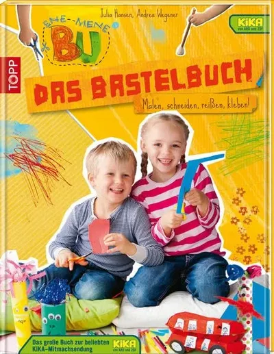 Ene Mene Bu Das Bastelbuch Malen schneiden reißen knüllen TOPP Activity Buch