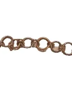 Fossil Damen Gliederarmband Edelstahl Gold 20,5 cm Elegant