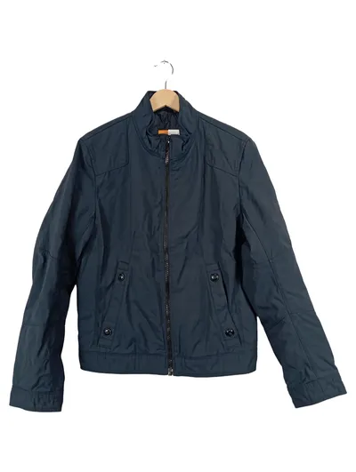 BOSS Orange Herren Übergangsjacke Gr. 40/L Blau Polyester Casual