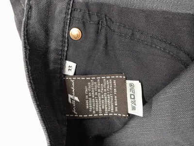 7 For All Mankind Colen Jeans Herren Grau Straight Leg W33 L31