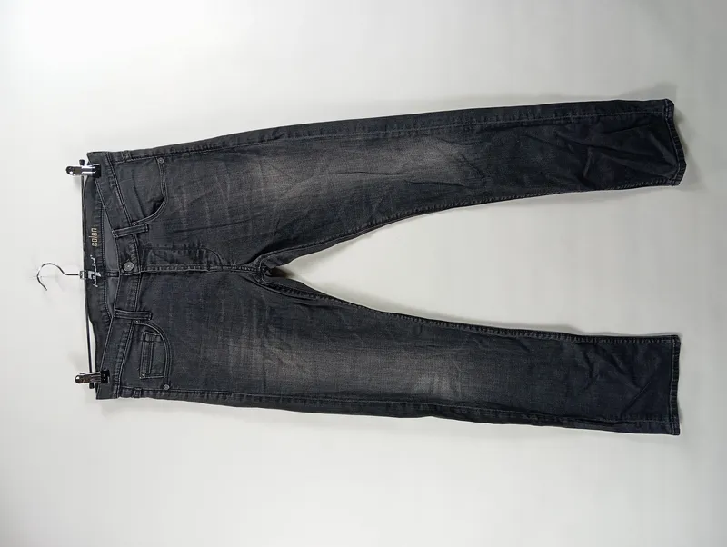 7 For All Mankind Colen Jeans Herren Grau Straight Leg W33 L31 3