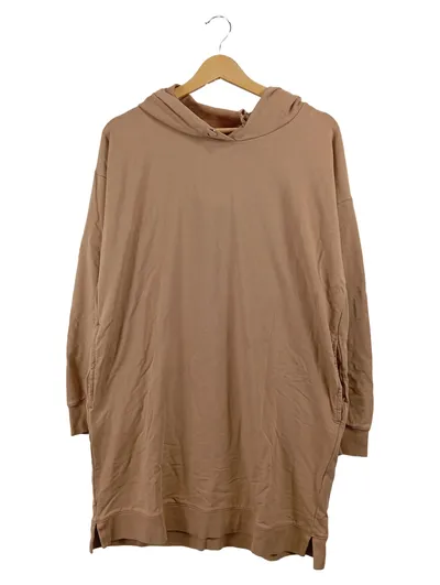 The Drop Damen Kapuzenpullover Hoodie Braun Gr. 40 L Casual